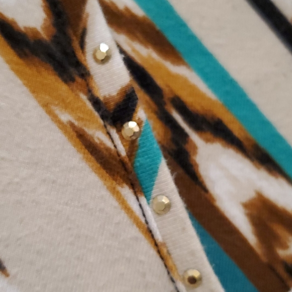 Ruby Rd Lepard 2X Blouse - Picture 3 of 4